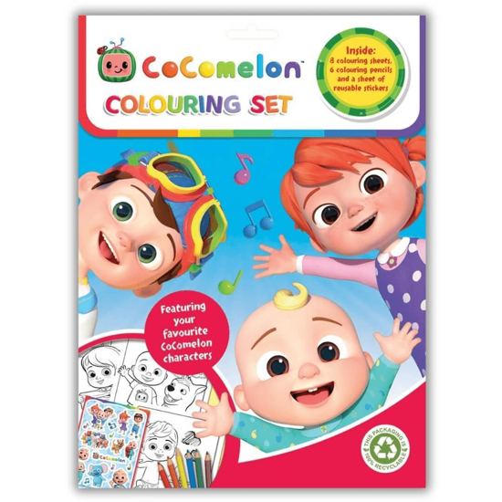 Toy. CoComelon Colouring Set