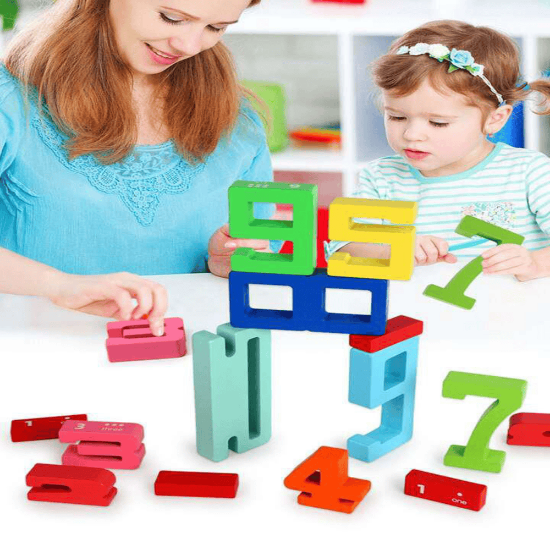 Foam Blocks BESTAMTOY Number Blocks - Educational Counting Blocks For ...
