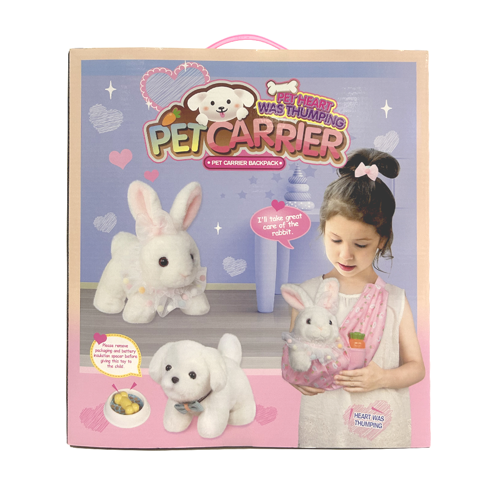 Toy. Cute puppy with backpack Toy