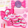 Picture of Kids Makeup Kit for Girls Washable Pretend Play Toys Make Up Set with Candy Case, Birthday Gift