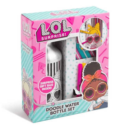 Picture of Lol surprise doodle water bottle set