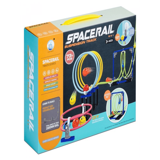 Picture of A set of 73 pieces of 3D building blocks for children