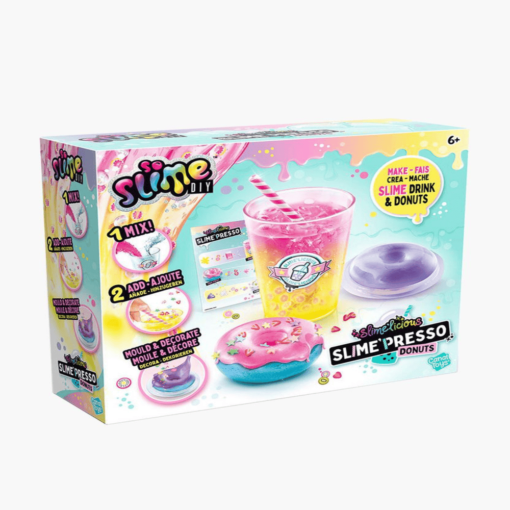 So Slime Mini Estación De Comida – Set Para Hacer Slimes Perfumados Con Decoraciones, Sin Pegamento, No Tóxico, Para Niños
