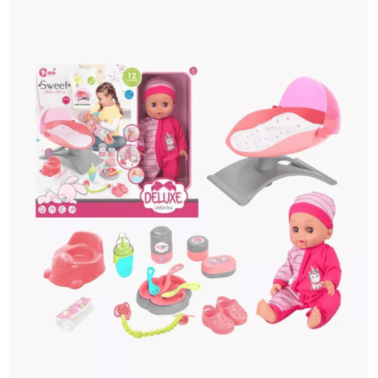 Picture of Baby doll with baby care kit