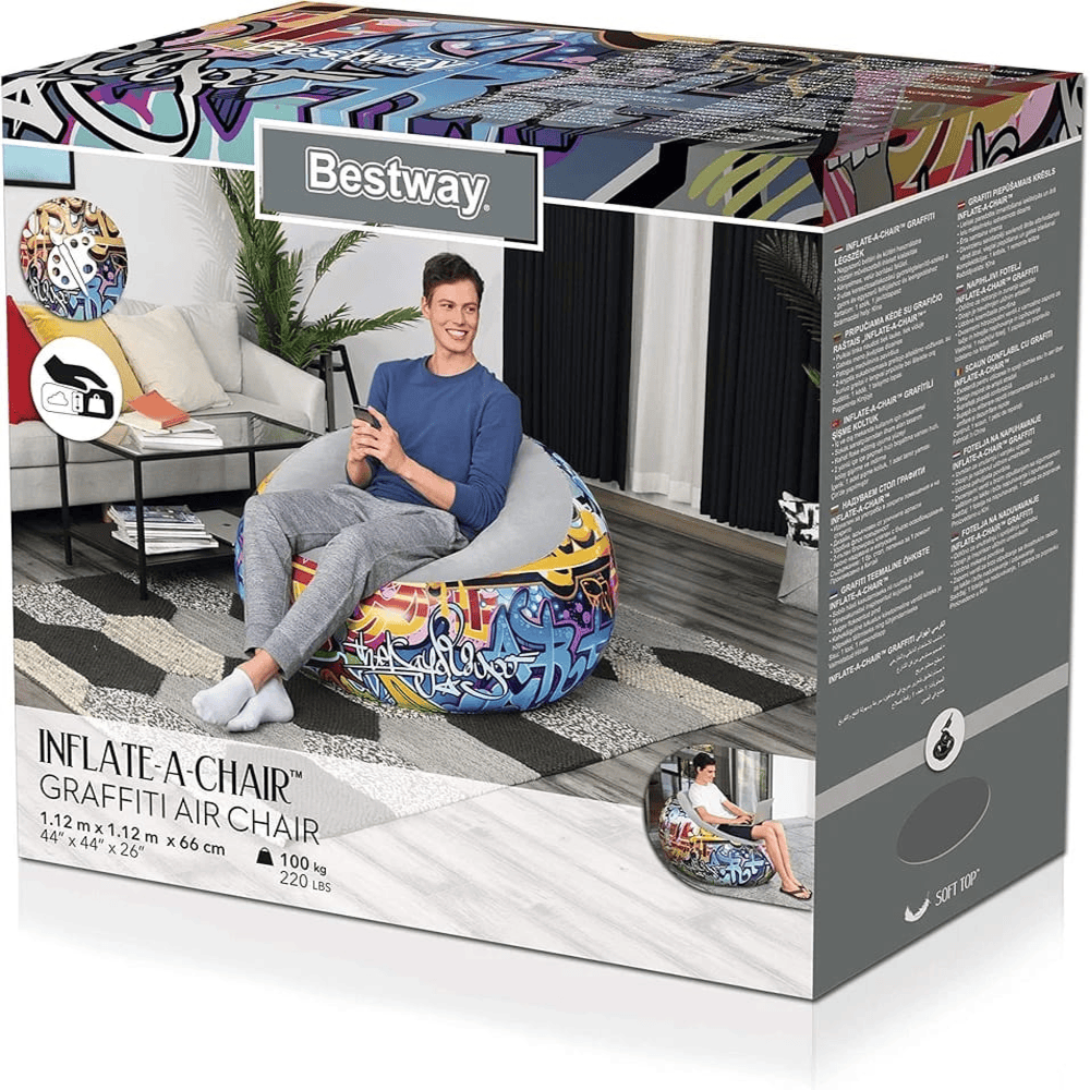 Toy. Graphite Inflatable Chair