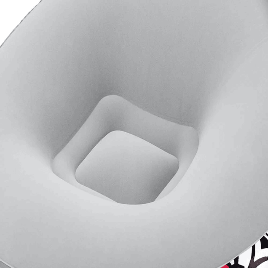 Toy. Inflatable chair with floral design