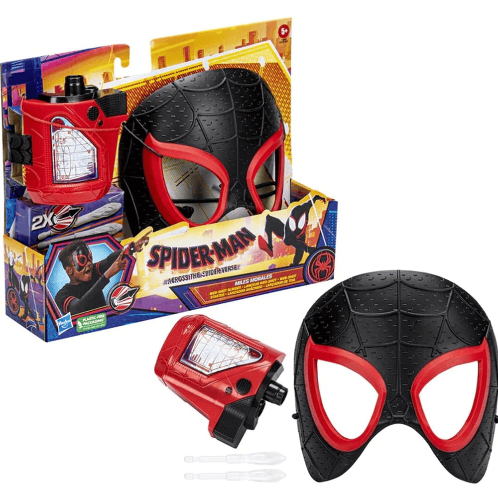 Toy. Spiderman mask and launcher