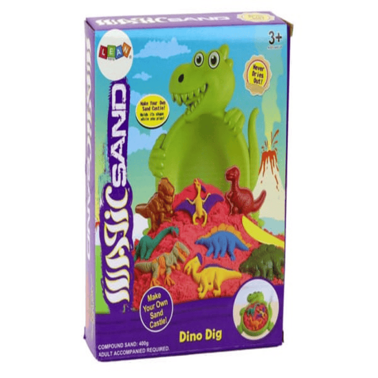 Toy. Magic sand dinosaur templates