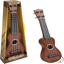 Picture of Small Beginners Musical Guitar with 4 Adjustable Strings for Kids Boys and Girls in Dark Brown