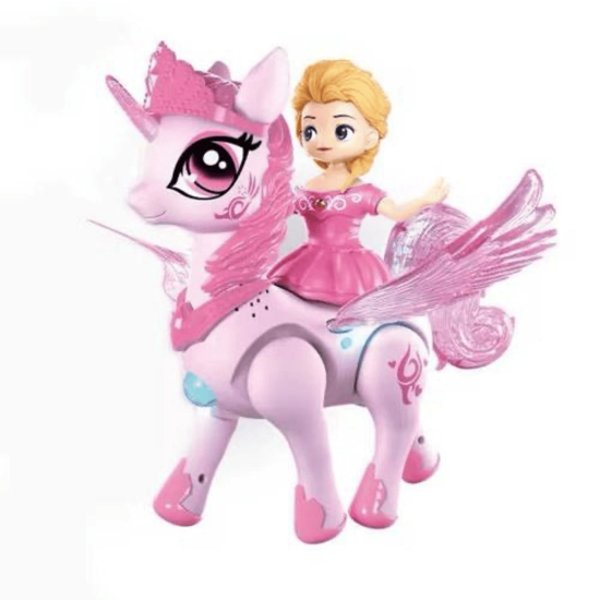 Picture of Unicorn horse and doll