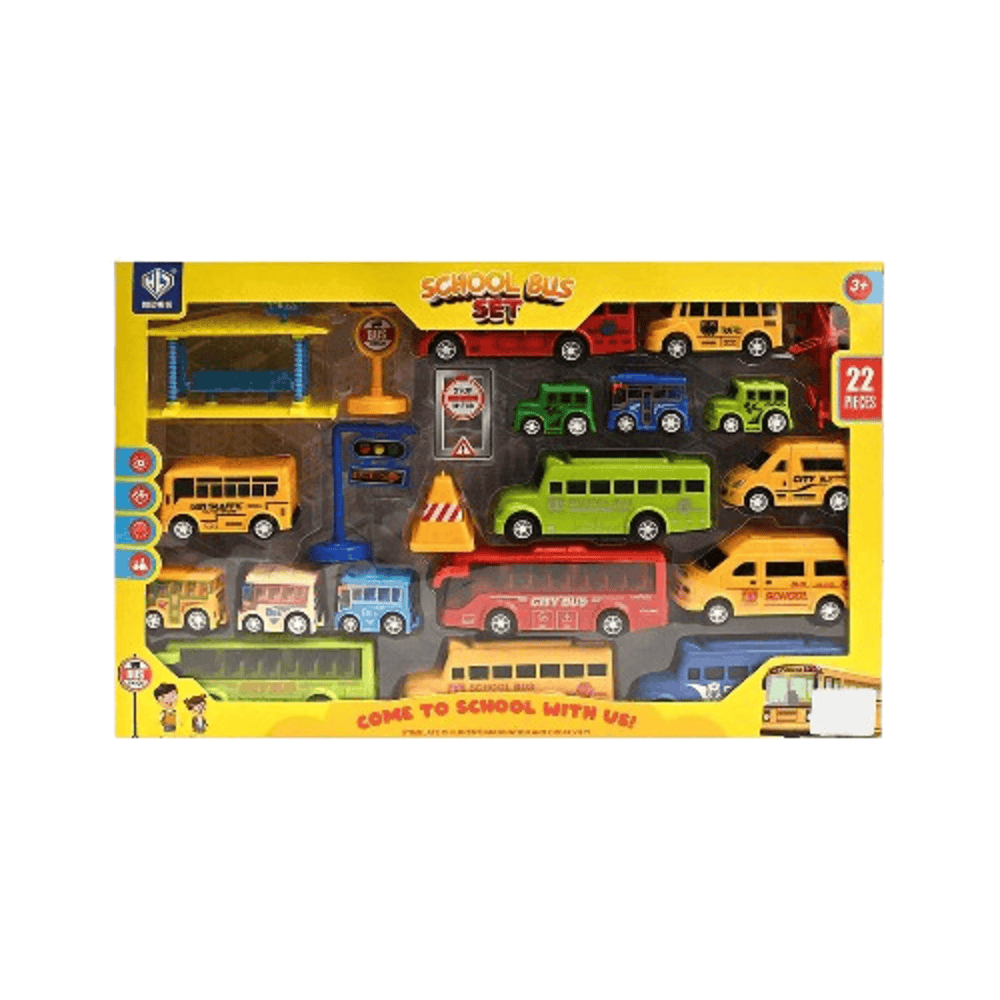 Toy. City Bus Set For Kids