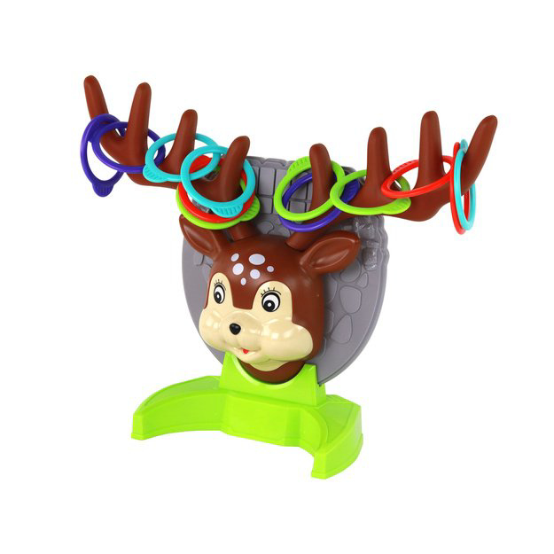 Toy. Interactive Deer Ring Toss Game