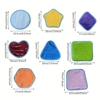 Picture of Sensorial Tile Pads, Multi-Texture and Colorful Floor Mat Set, 8pcs