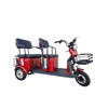 Picture of 2-seater electric bike with leather seats and three wheels