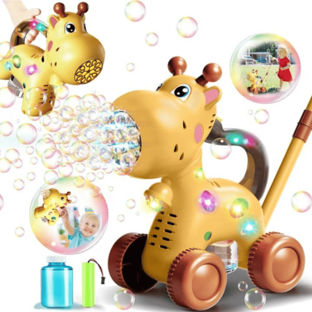 Toy. Giraffe bubble machine