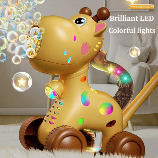 Toy. Giraffe bubble machine