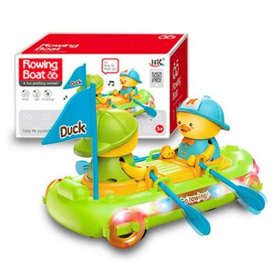 Toy. Duck rowing boat