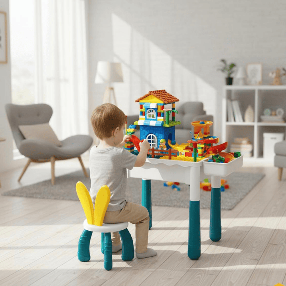 Toy. Versatile Building Blocks Table