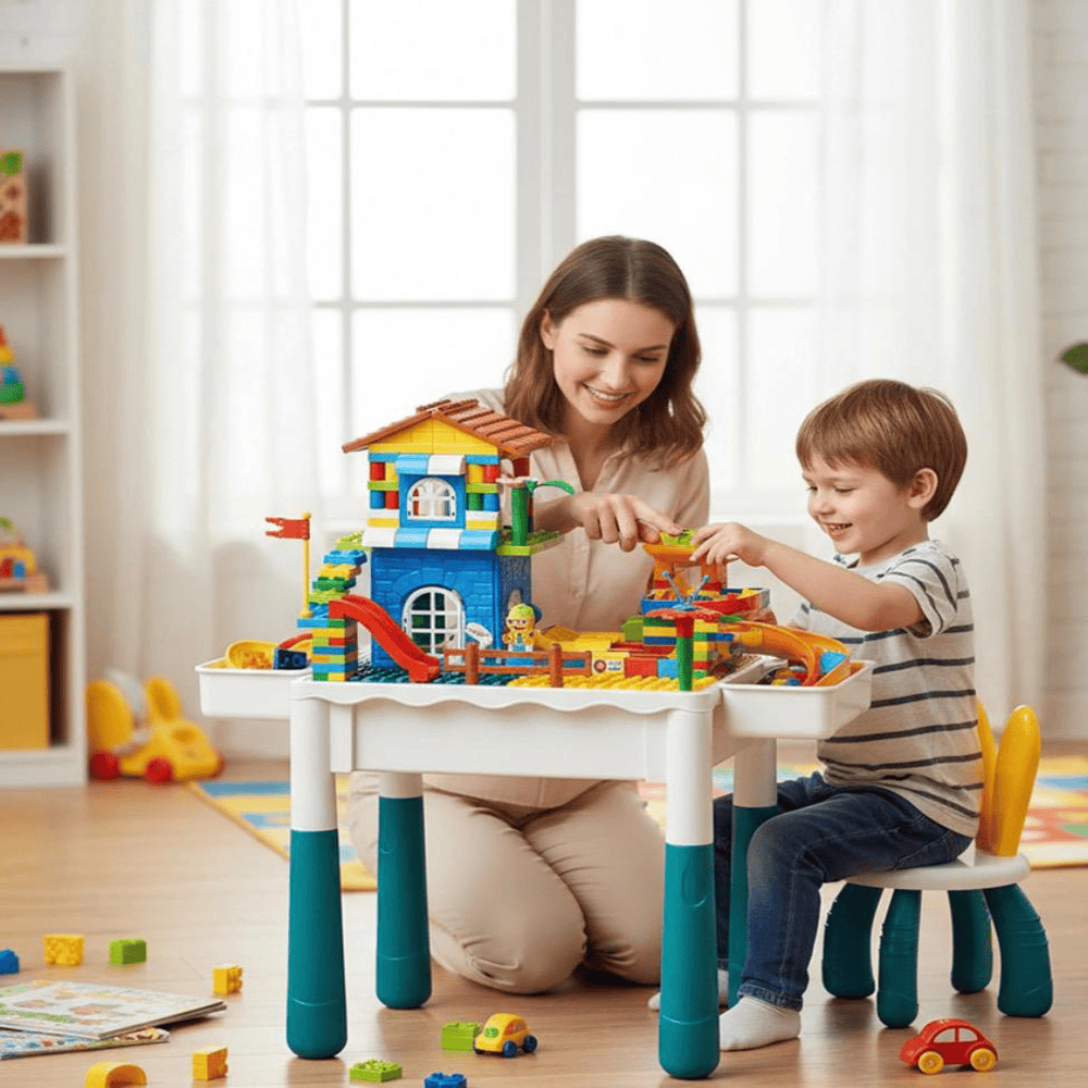 Toy. Versatile Building Blocks Table