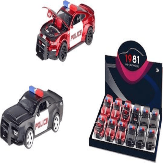 Picture of A collection of metal police cars