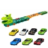 Picture of Dinosaur truck with a track for carrying cars