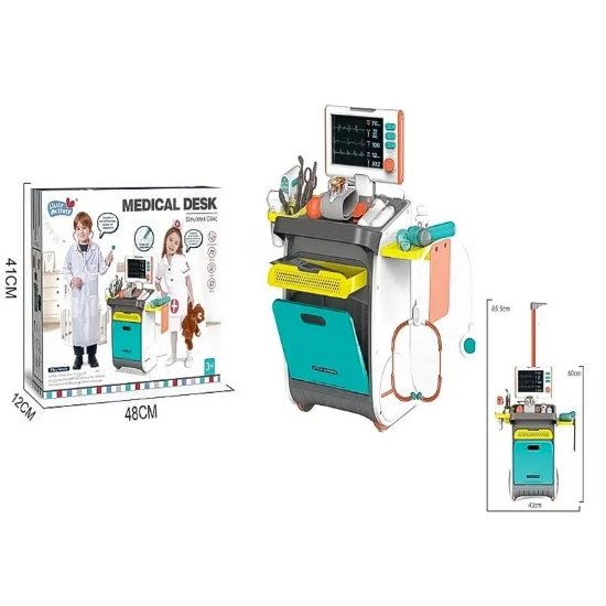 Picture of The doctor's cart with the tools